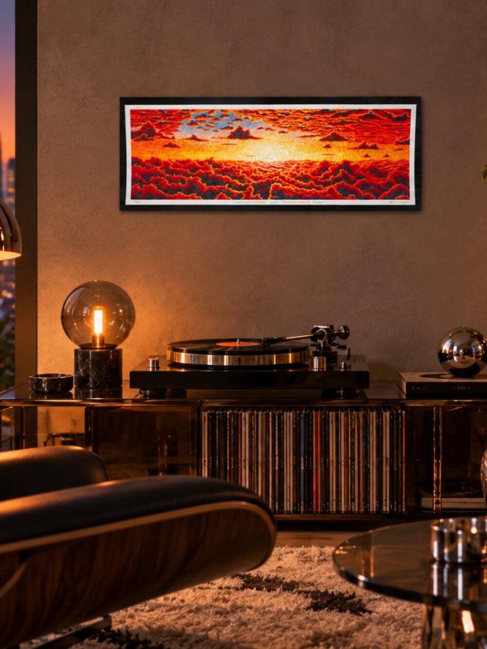 Chili Thom Psychedelic Cloudscape Print Sky Surreal Apocalyptic Cloud Scene